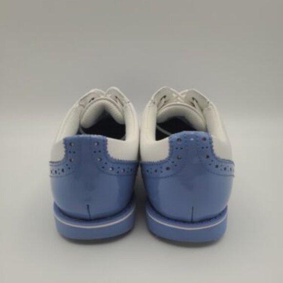 G/Fore Gallivanter Cap-Toe Women's Size 6 Snow Vista Blue Golf Shoes G4LS22EF04 - Picture 4 of 10